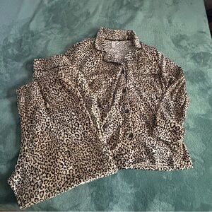 Leopard Print Pajama Set